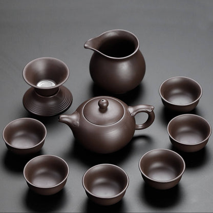 NEW! Elegant Simplicity: The Yixing Purple Clay Tea Set