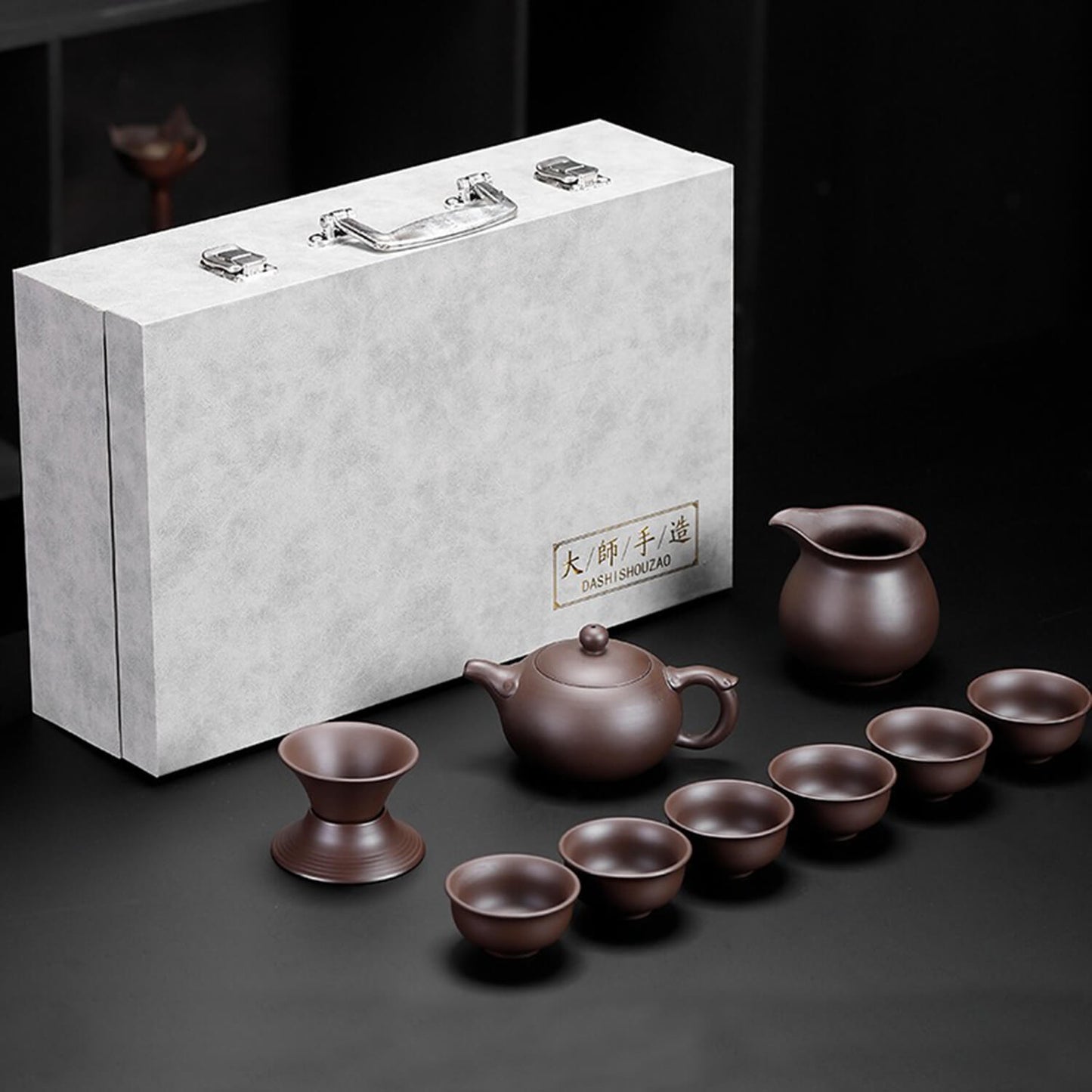 NEW! Elegant Simplicity: The Yixing Purple Clay Tea Set