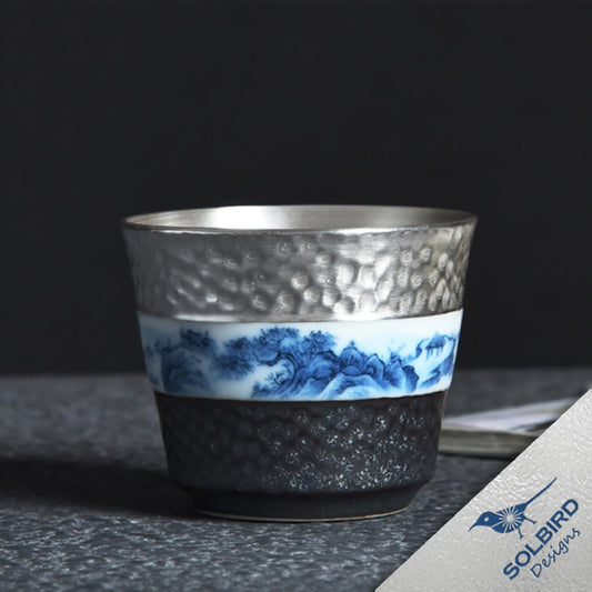 Museum Silver-Lined Porcelain Teacup