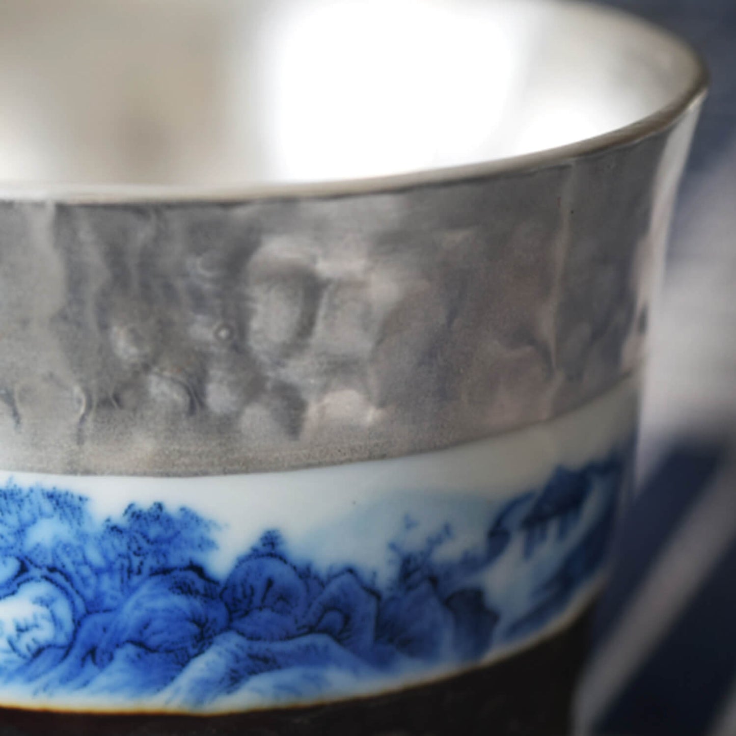 Museum Silver-Lined Porcelain Teacup