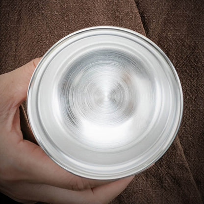 Sea Blossoms Silver-Lined Porcelain Teacup