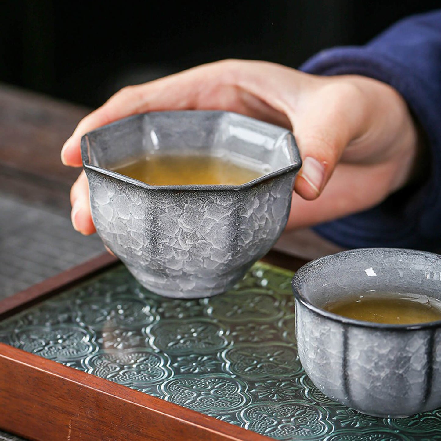 NEW! The Exquisite Crackled Glaze Tea Set