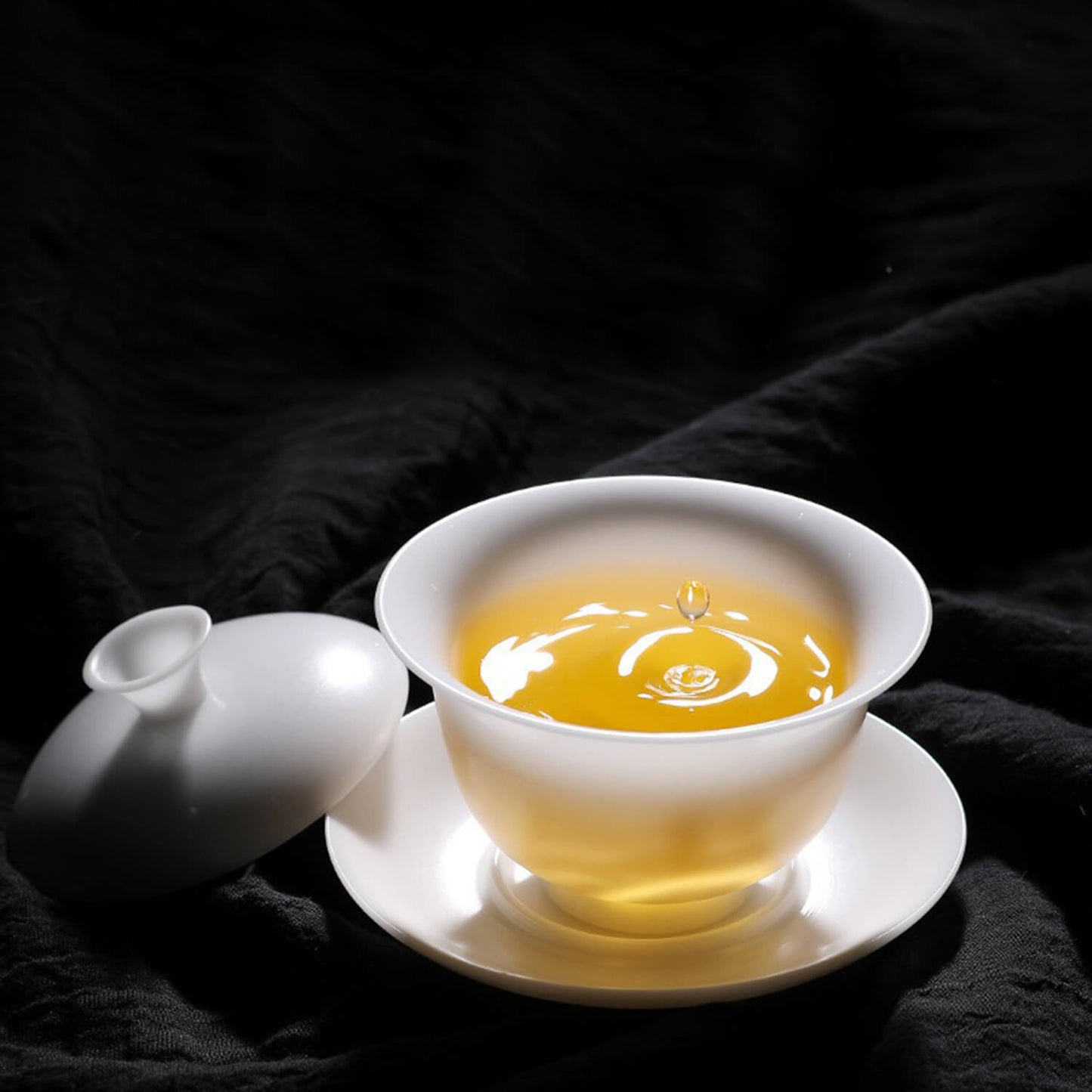 New! Ultra-Thin Dehua White Porcelain Tea Set